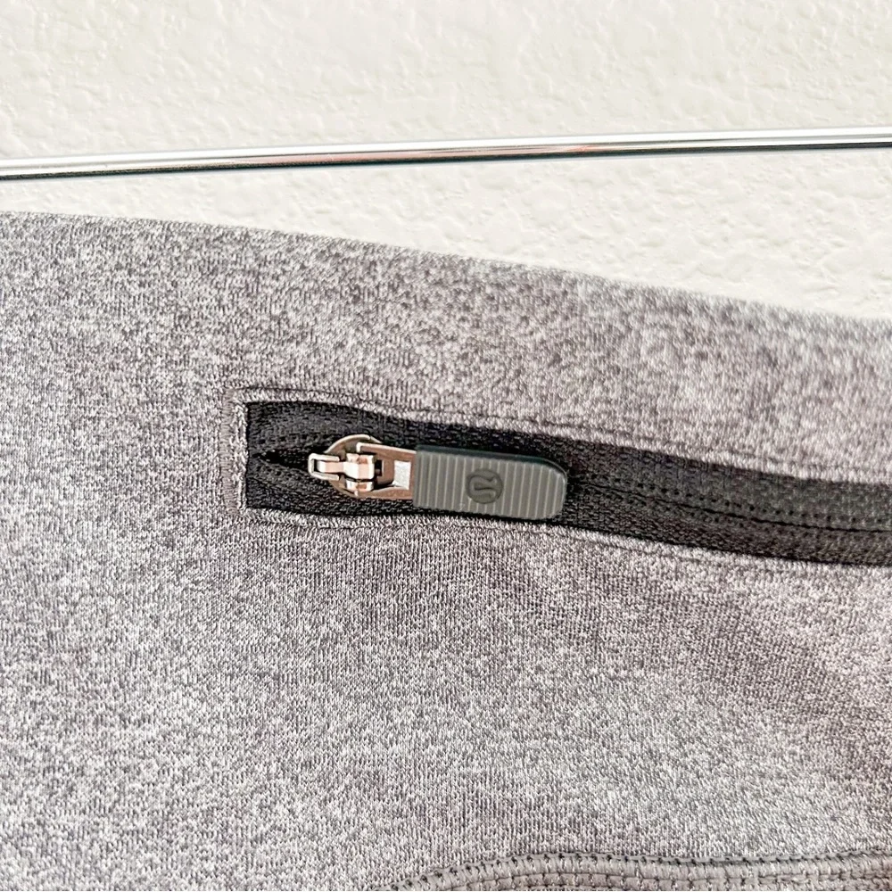 🔥Lululemon Speed Up Crop (21") Leggings Heathered Black Size 8 Full-on - Picture 5 of 12